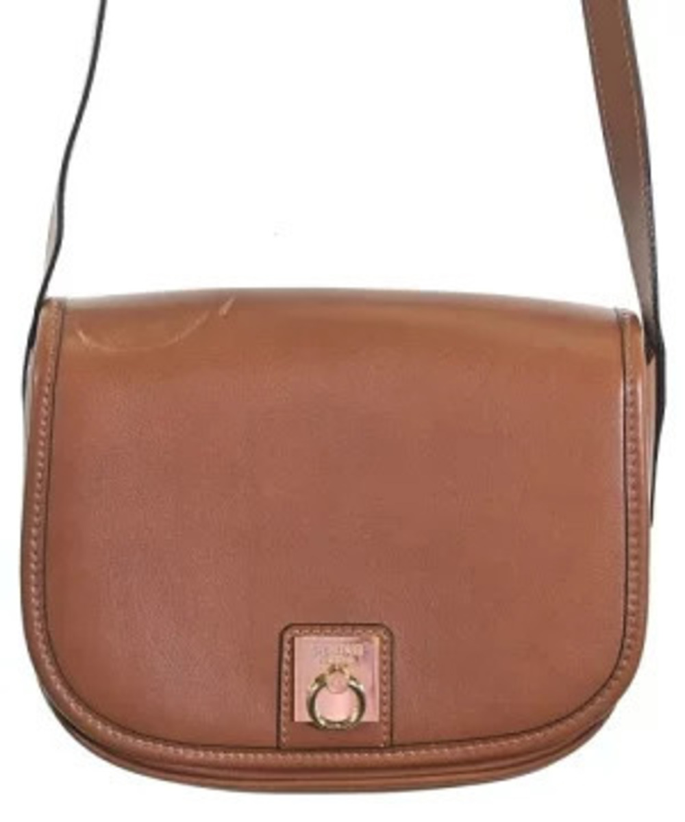 Celine Shoulder Macadam Bag Brown
